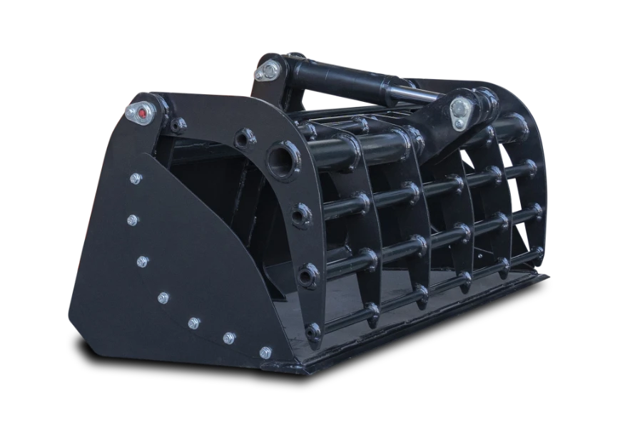 mini skid steer attachments Grapple bucket