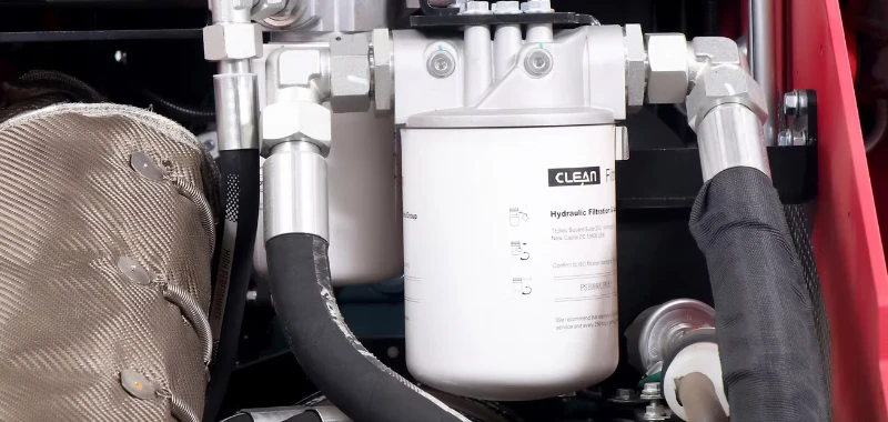 VM1000 PRO High quality filters and thick hydraulic hoses